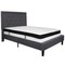 Flash Furniture Full Platform Bed Set, Gray SL-BMF-30-GG - alternate 5
